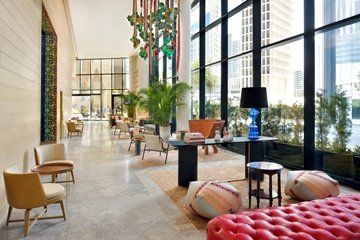 Hotel indigo dubai downtown lobby seating area